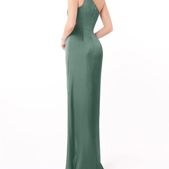 Azazie Eucalyptus / size 12 / one shoulder bridesmaid dress. Brand new with tags - Picture 3 of 3